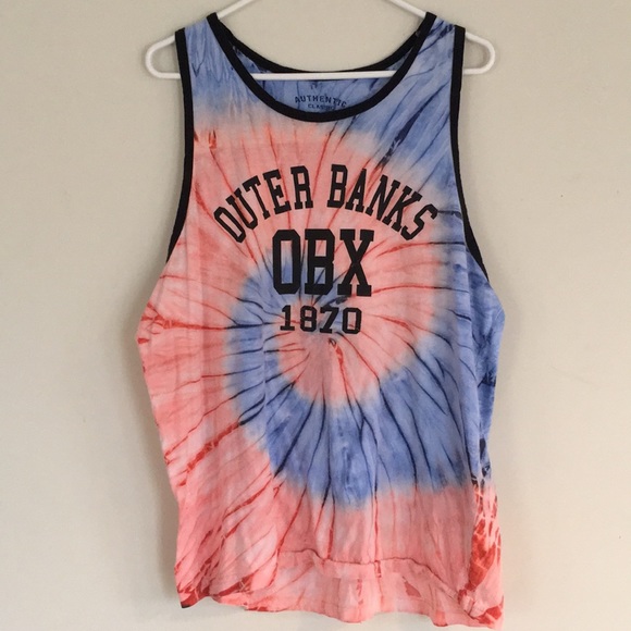 Pacific Surf Outer Banks NC Tye Die Tank Top XL - Picture 1 of 6